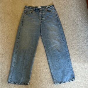 Citizens of Humanity (Aritzia) Blue Wide Leg Jeans